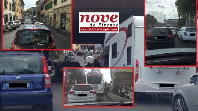 Firenze città bloccata: il traffico scorre solo su Facebook