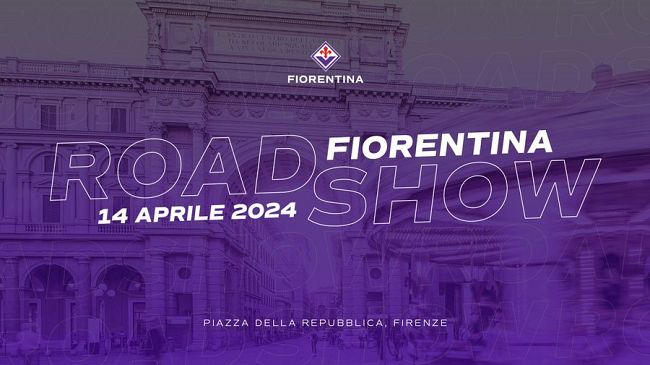 Roadshow della Fiorentina domenica 14 aprile a Firenze