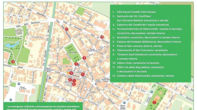 Itinerario Liberty: Borgo è ora un museo a cielo aperto