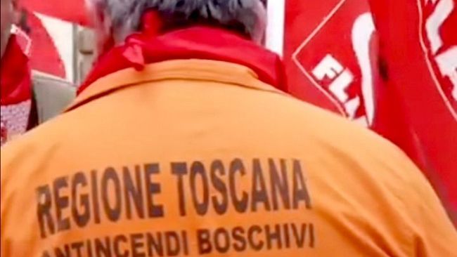 Forestali, stamani a Firenze una protesta di successo