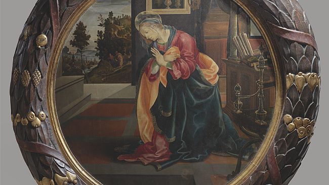 Nella Pinacoteca di San Gimignano tornano due tondi di Filippino Lippi