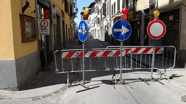 Centro Storico: un nuovo cantiere in Via Palazzuolo, ma manca la viabilità alternativa