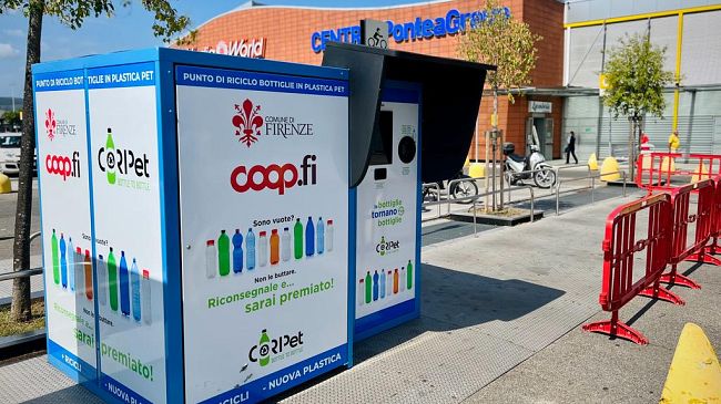 Ecocompattatore al Coop.fi di Ponte a Greve