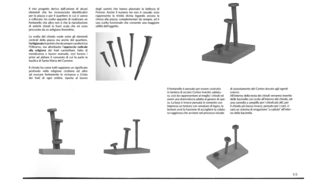 Piazza del Carmine, nuovo fontanello con tre chiodi: ecco chi ha vinto 
