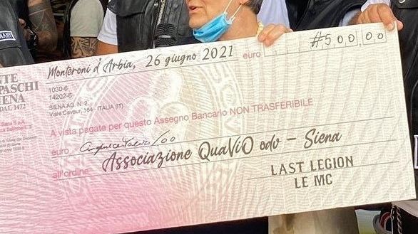 Cilindri d’acciaio e cuore d’oro: il grazie di QuaViO