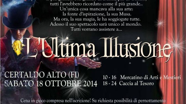Caccia al tesoro con illusione. Sabato magico a Certaldo