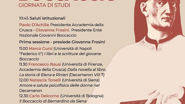 La Crusca incontra Boccaccio: giornata di studi giovedì 30 ottobre
