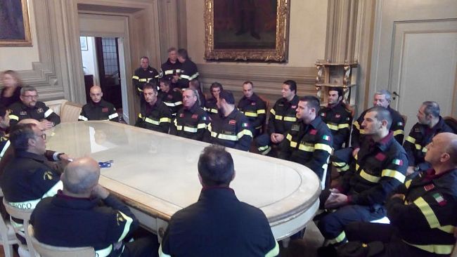 Tragedia Rigopiano: soccorritori dal Prefetto di Firenze