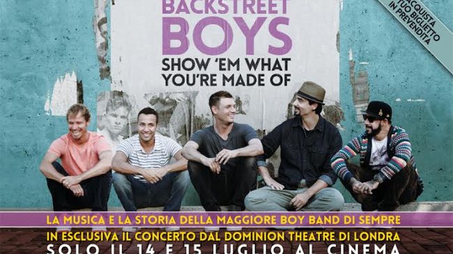 Backstreet Boys all' Uci Cinemas Firenze