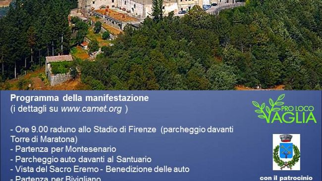 Domenica 14 luglio Raduno Auto d’Epoca CAMET a Montesenario e Bivigliano