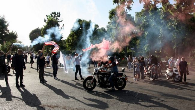 Manifestazione della Lega alle Cascine