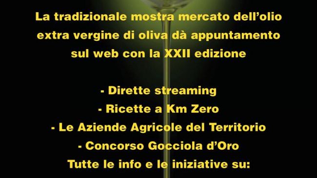 Prim.Olio: la XXII edizione della festa dell’extra vergine d’oliva sul web