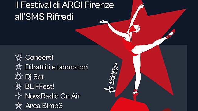 Arci: Stella Rossa Fest al Circolo di Rifredi (1-5 luglio)