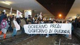 Vicenza: il volto della protesta anti Usa<BR>Firenze: falsa bomba con articoli sul terrorismo