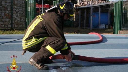 Stadio comunale ''Zecchini'' allagato