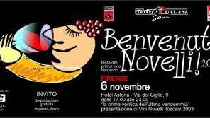 Benvenuti Novelli”: una festa al primo vino dell’anno<BR>E il Cioccolato a Signa