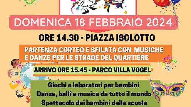 Carnevale di Pace 2024 nel Quartiere 4