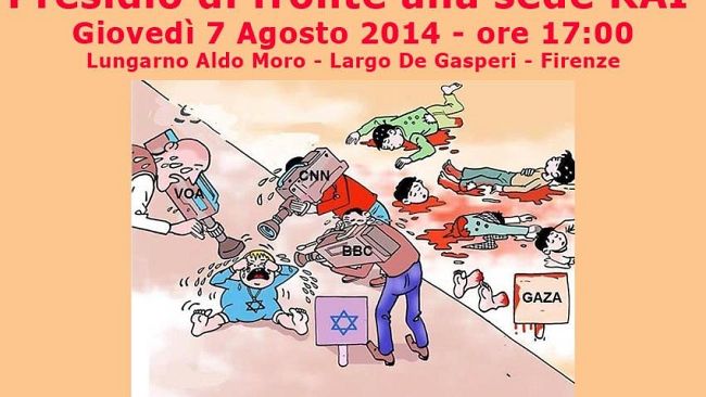 Manifestazione contro l'aggressione a Gaza