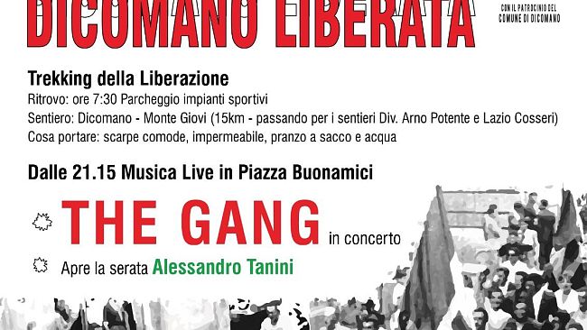 Liberazione: il 10 settembre la commemorazione in Mugello