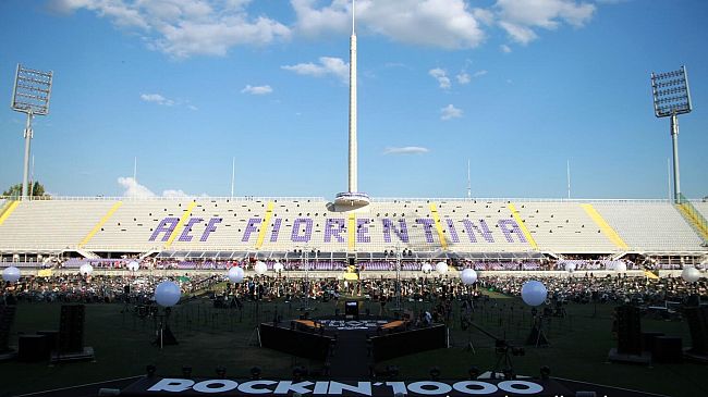 Rockin’1000 in campo… al Franchi