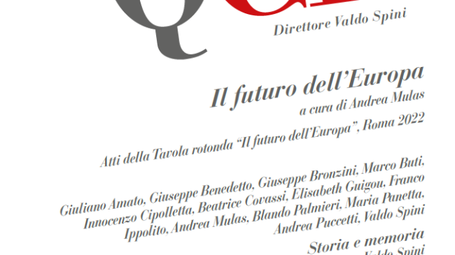 È uscito il quarto numero del 2022 dei Quaderni del Circolo Rosselli