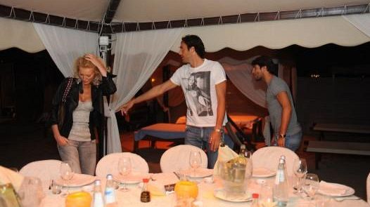 Luca Toni e Marta Cecchetto al Twiga