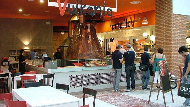 A Campi il ristorante Vulkania