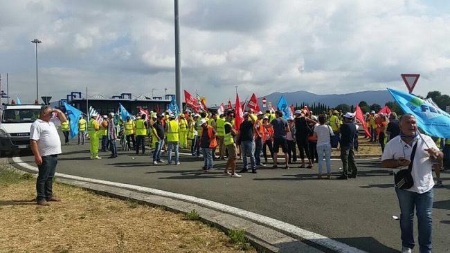 ​Concessionarie autostradali, lavoratori in sciopero al Casello Firenze-Scandicci
