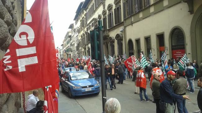 Il Primo Maggio dei sindacati nell'area fiorentina