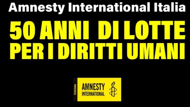 Amnesty international, i 50 anni della Sezione italiana 
