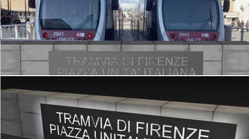 Tramvia a Santa Maria Novella: nuovo design contro i vandali
