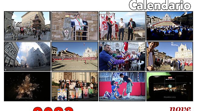 On line il Calendario 2023 di Nove da Firenze