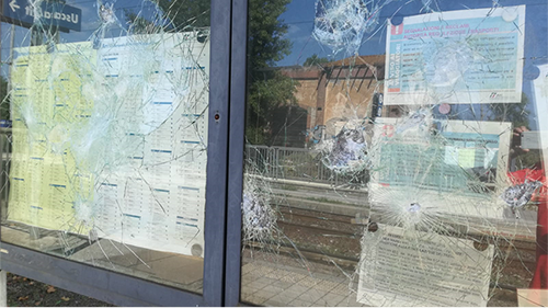 Vandali alla Stazione di San Giuliano Terme
