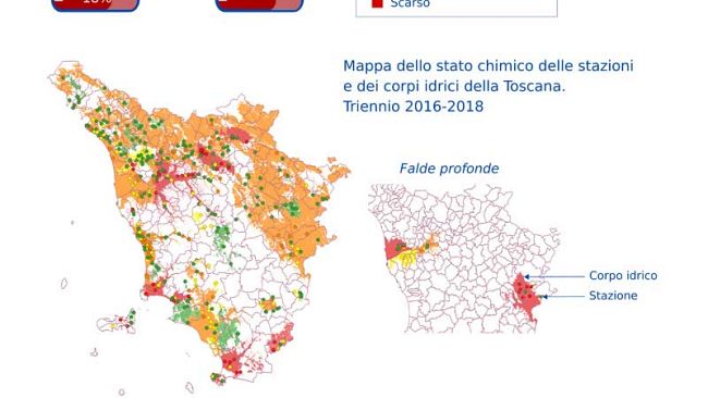 Falde toscane più contaminate: il 31% è fuori soglia