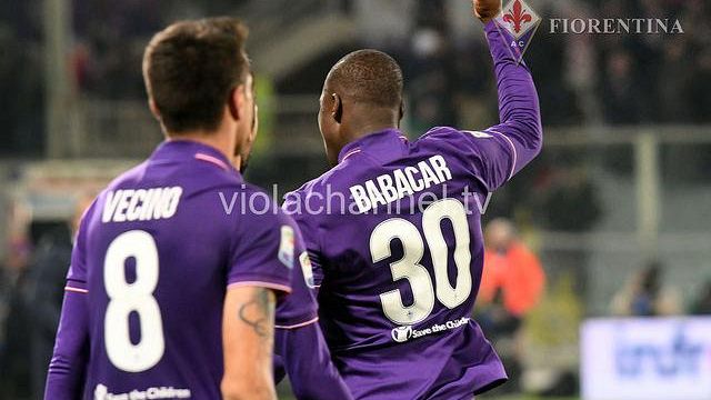 La Fiorentina  batte  il Palermo. Decide Babacar