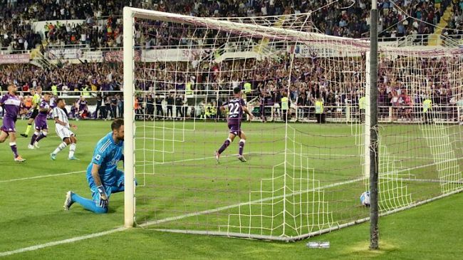 I viola battono la Juventus e tornano in Europa