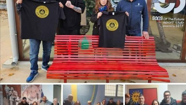 Calcio storico: una panchina rossa nei luoghi di allenamento