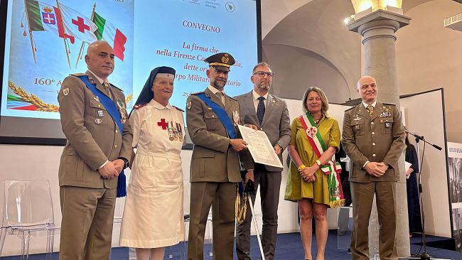 Celebrati a Firenze i 160 anni del Corpo Militare Volontario della CRI