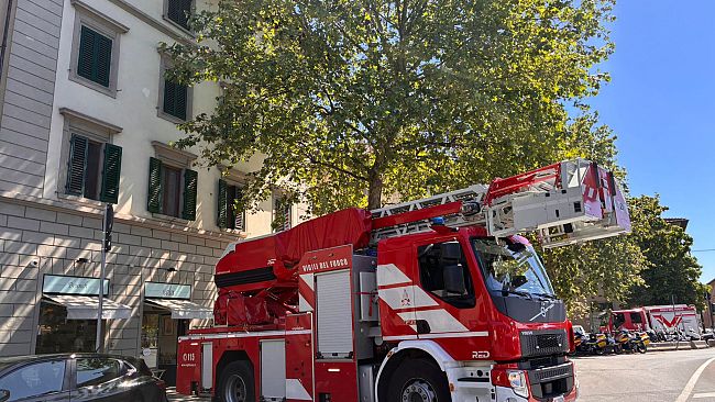 Forte vento a Firenze: albero pericolante, chiuso viale Strozzi