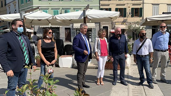 Il commissario azzurro della Toscana Massimo Mallegni in Maremma