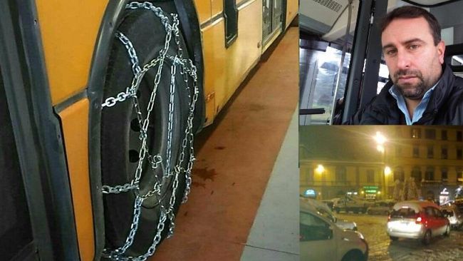 Neve a Firenze: falsa partenza per gli Autobus, poca neve per le catene