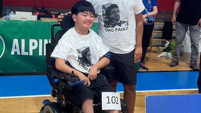 Boccia Paralimpica BC1: impresa di Ethan Garcia