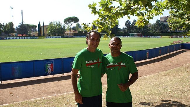 Corri La Vita: insieme Prandelli Bundu Cassano e Buffon