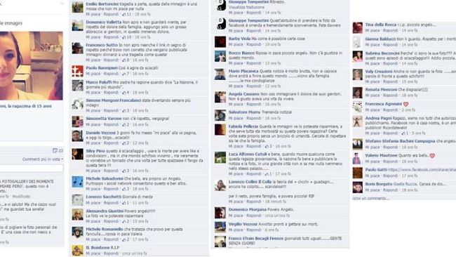 Quotidiano locale pubblica Fotogallery di ragazza morta, lettori indignati