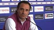 Prandelli in sala stampa