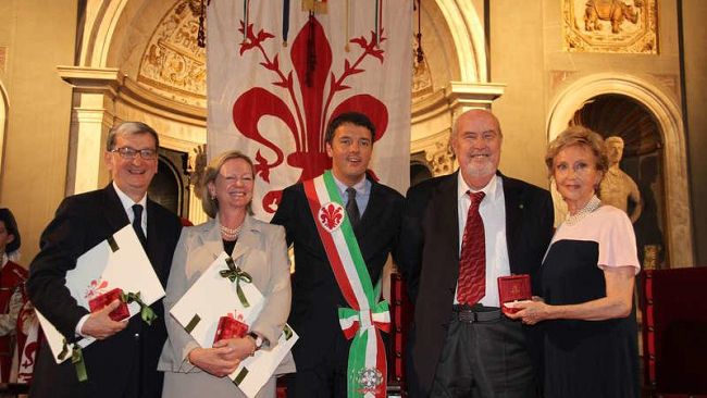 Cerimonia in Palazzo Vecchio per la consegna dei Fiorini d’oro