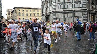 Di corsa fra le bellezze del centro storico di Firenze