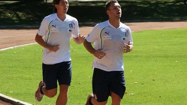 Montolivo, Cassano e De Rossi in campo per la partitella