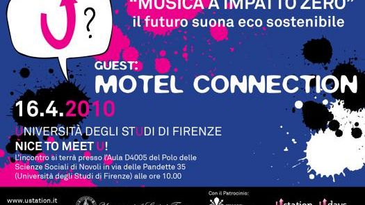 I Motel Connecion all'Università per parlare di musica ed econsostenibilità