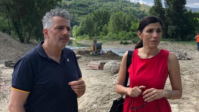 Sopralluogo di Monni alla Pescaia Alessandri a Rufina